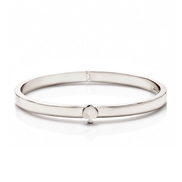 KATE SPADE • Silver Bangle Stacking Bracelet - Picture 3 of 8